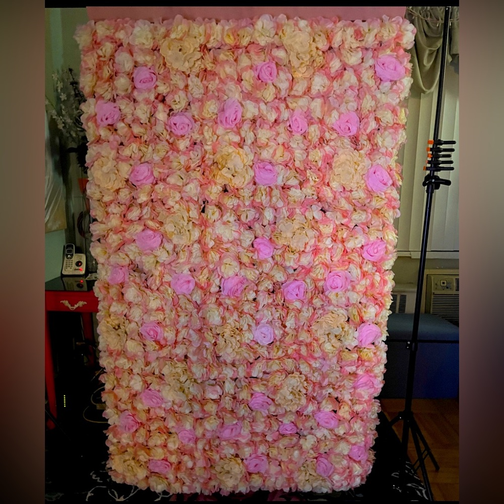 3D 6 Feet Flower wall/wedding backdrop/flower backdrop